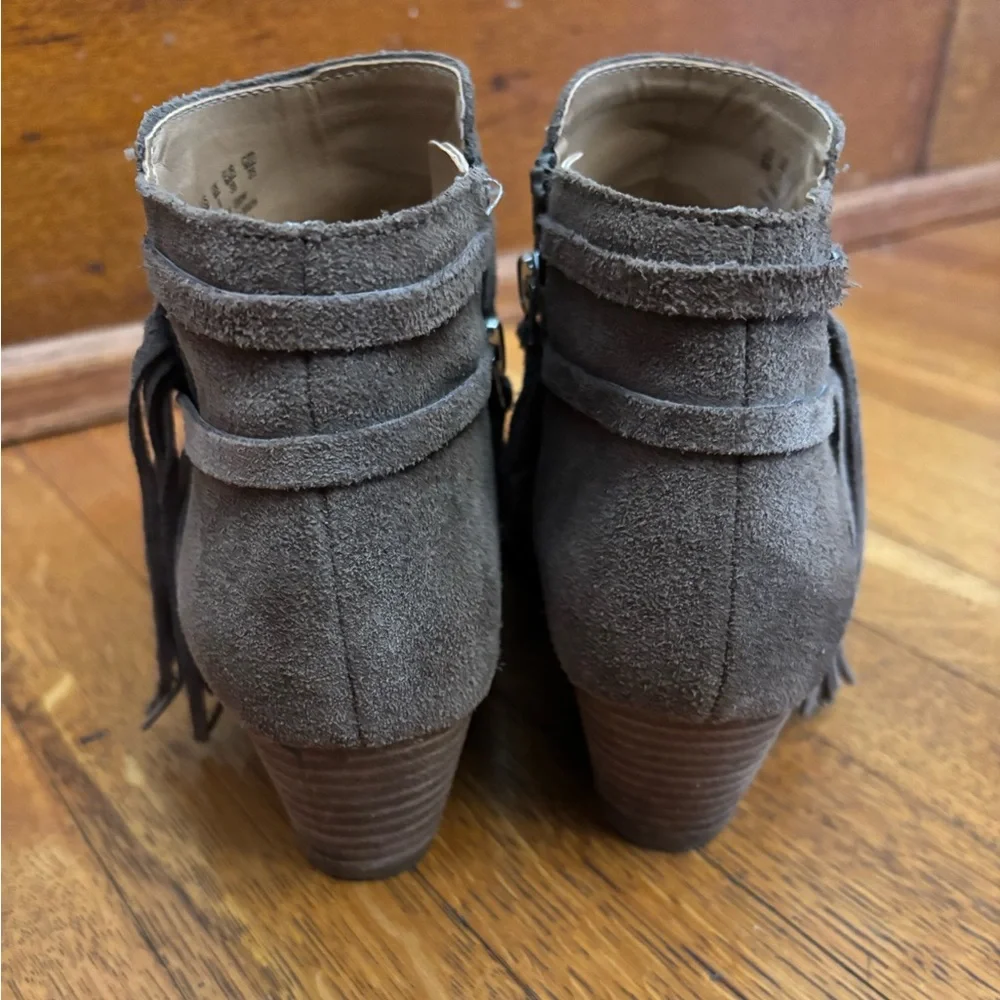 Franco Sarto Suede Ankle Booties